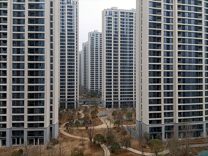 杭州柯家安置房小区花岗岩应用案例