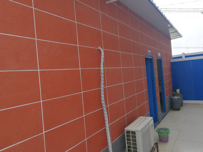 中天建设工程墙面板岩软瓷装修效果
